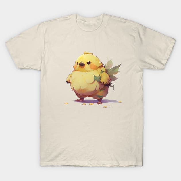 Fat Chocobo T-Shirt by TechnoBubble